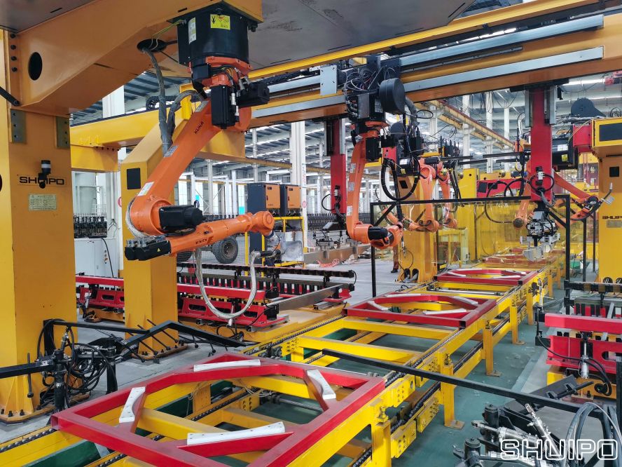 封頭加強(qiáng)筋焊接機(jī)器人 封頭加強(qiáng)筋焊接機(jī)器人