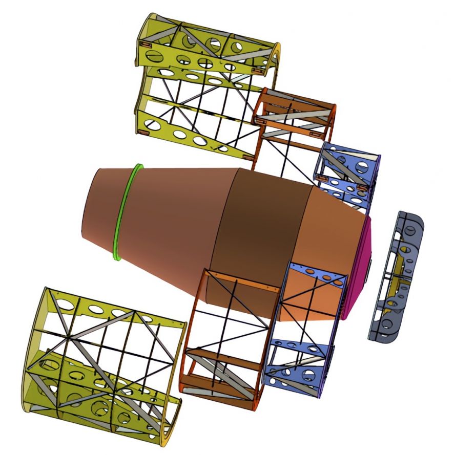 封頭胎膜、前錐胎膜、中節(jié)胎膜、后錐胎膜