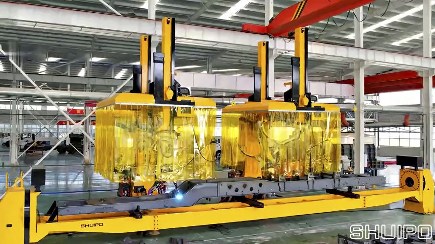 車(chē)架焊接機(jī)器人工作站 車(chē)架焊接機(jī)器人工作站